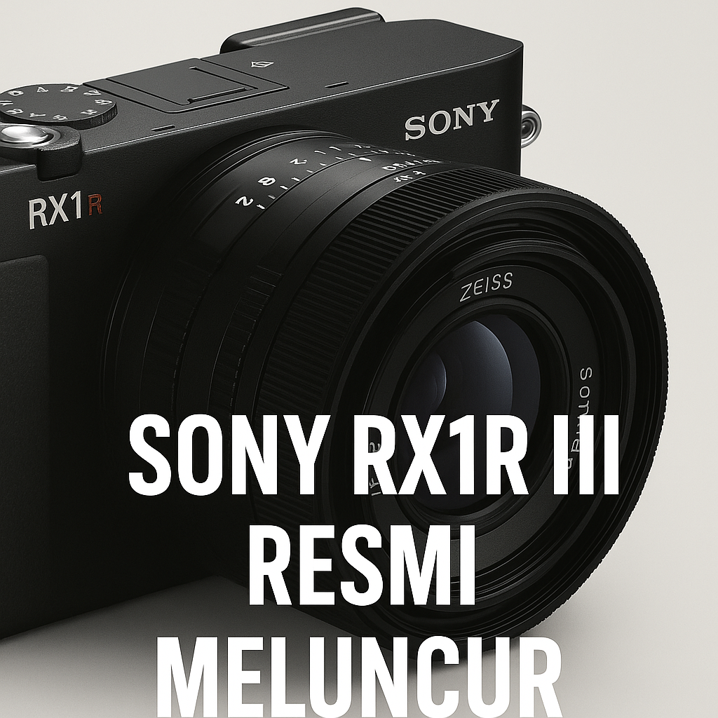 Sony RX1R III Resmi Meluncur: Kamera Compact Full-Frame 61 MP Terbaru Setelah 10 Tahun