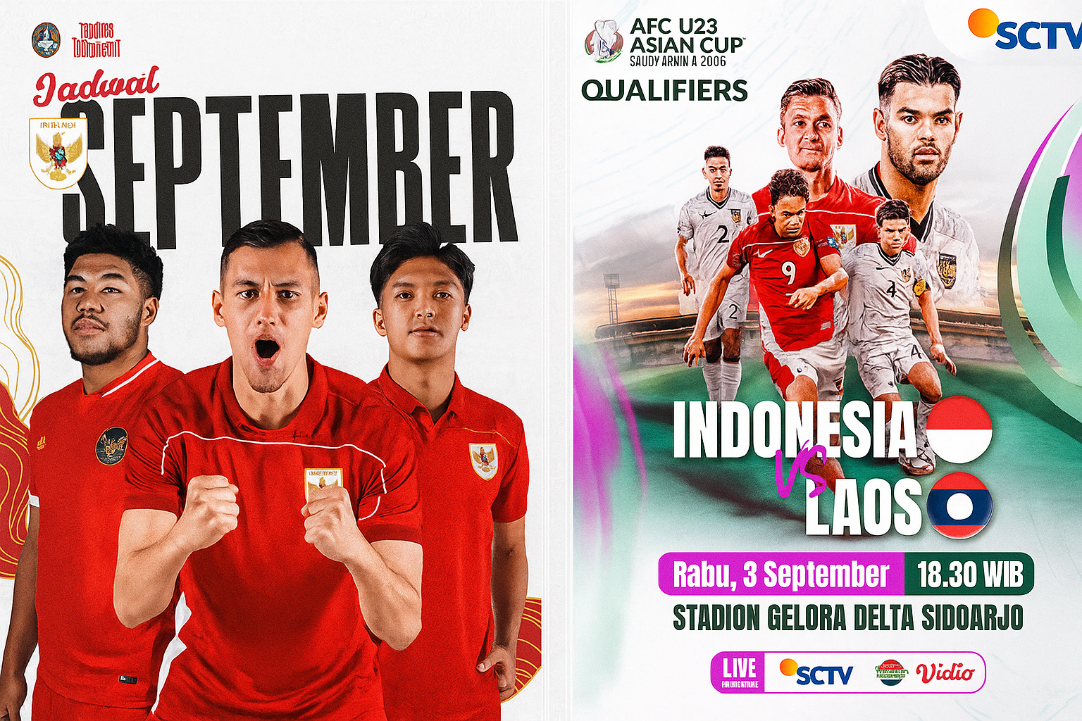 Jadwal Timnas U23 Indonesia vs Laos di Kualifikasi Piala Asia U23 2026