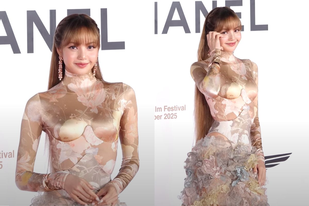 7 Potret Lisa Blackpink di Busan International Film Festival 2025 dengan Dress Maison Margiela